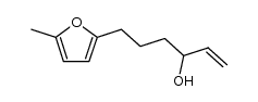 6-(2-(5-methylfuryl))-1-hexen-3-ol结构式