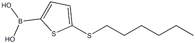 (5-(hexylthio)thiophen-2-yl)boronic acid Structure