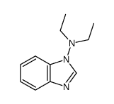 1H-Benzimidazol-1-amine,N,N-diethyl-(9CI) structure