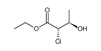 ethyl (2S,3R)-2-chloro-3-hydroxybutanoate Structure
