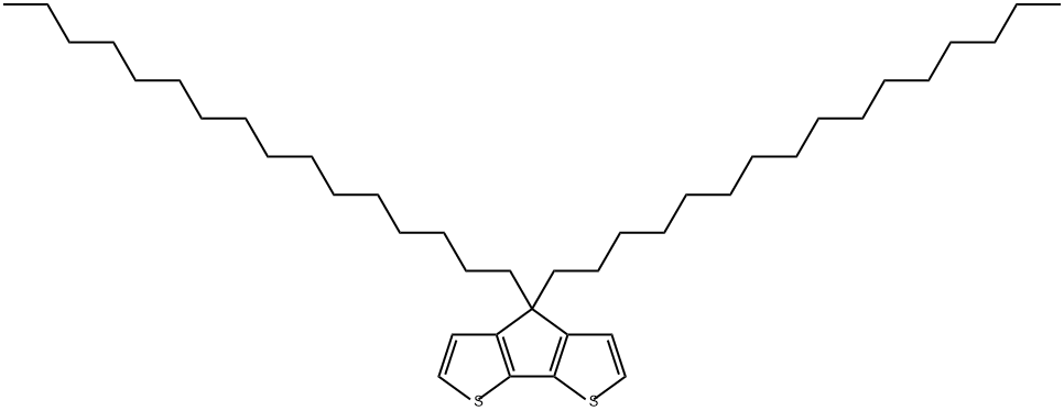 4H-Cyclopenta[2,1-b:3,4-b']dithiophene, 4,4-dihexadecyl- Structure