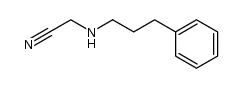 2-((3-phenylpropyl)amino)acetonitrile Structure