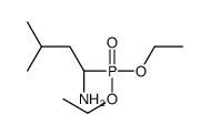 (1R)-1-diethoxyphosphoryl-3-methylbutan-1-amine Structure