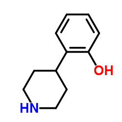 2-(4-Piperidinyl)phenol structure