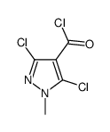 3,5-dichloro-1-methylpyrazole-4-carbonyl chloride Structure