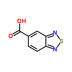 2,1,3-Benzothiadiazole-5-carboxylic acid structure