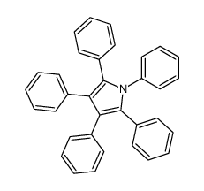 1,2,3,4,5-pentaphenyl-1H-pyrrole Structure