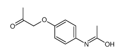 N-[4-(2-oxopropoxy)phenyl]acetamide Structure