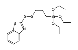 3-(1,3-benzothiazol-2-yldisulfanyl)propyl-triethoxysilane结构式