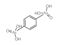p-Benzenediarsonic acid structure