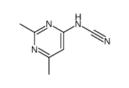 Cyanamide, (2,6-dimethyl-4-pyrimidinyl)- (9CI)结构式