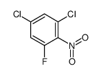 1,5-dichloro-3-fluoro-2-nitrobenzene Structure