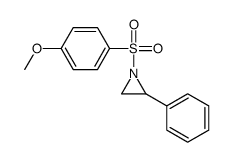 1-(4-methoxyphenyl)sulfonyl-2-phenylaziridine结构式