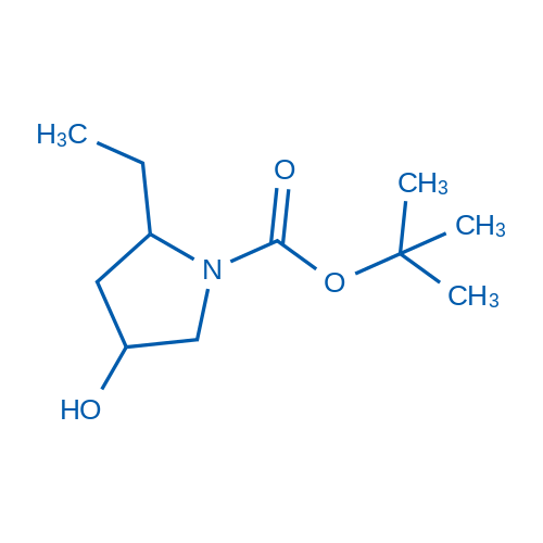 2-乙基-4-羟基吡咯烷-1-羧酸叔丁酯图片