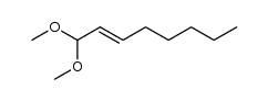 1,1-dimethoxy-oct-2t-ene结构式