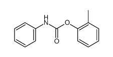 Carbamic acid, N-phenyl-, 2-methylphenyl ester Structure