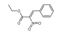 α-nitrocinnamic acid ethyl ester结构式