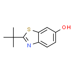 6-Benzothiazolol,2-(1,1-dimethylethyl)-(9CI) structure