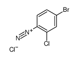 4-bromo-2-chlorobenzenediazonium,chloride Structure