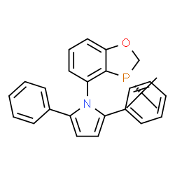 (R)-1-(3-(tert-butyl)-2,3-dihydrobenzo[d][1,3]oxaphosphol-4-yl)-2,5-diphenyl-1H-pyrrole Structure