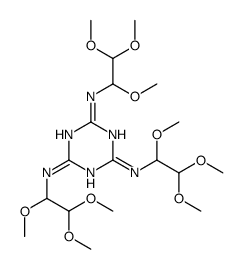 2-N,4-N,6-N-tris(1,2,2-trimethoxyethyl)-1,3,5-triazine-2,4,6-triamine Structure