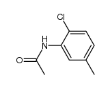 N-(2-chloro-5-methylphenyl)acetamide Structure