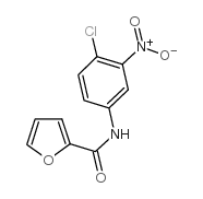 N-(4-chloro-3-nitrophenyl)furan-2-carboxamide结构式