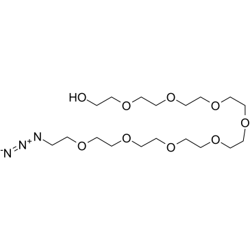 Azido-PEG9-alcohol Structure