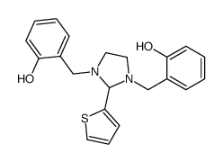 1,3-Disalicyl-2-(2-thienyl)imidazolidine结构式