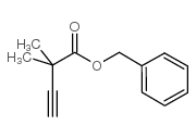 2,2-Dimethylbut-3-ynoic acid benzyl ester Structure