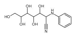 2-anilino-2-deoxy-heptononitrile Structure