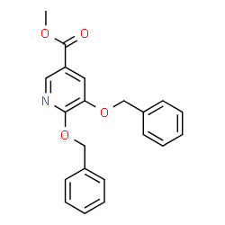 Methyl 5,6-Bis(benzyloxy)nicotinate Structure