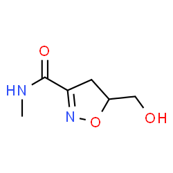 3-Isoxazolecarboxamide,4,5-dihydro-5-(hydroxymethyl)-N-methyl-(9CI)结构式