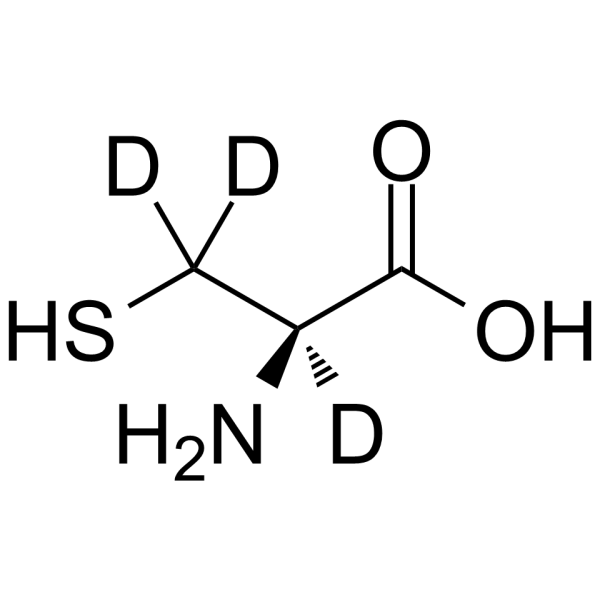 L-Cysteine-d3 Structure