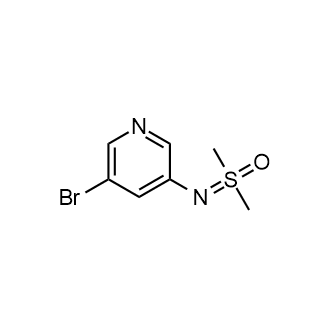 ((5-Bromopyridin-3-yl)imino)dimethyl-l6-sulfanone Structure