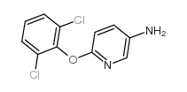 6-(2,6-dichlorophenoxy)pyridin-3-amine Structure