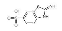 2-aminobenzothiazole-6-sulphonic acid结构式