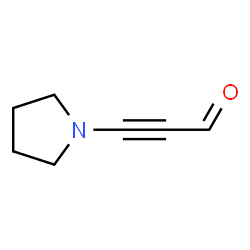 2-Propynal,3-(1-pyrrolidinyl)-(9CI) structure