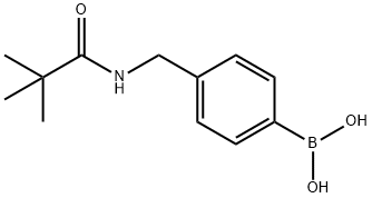 (4-(新戊酰氨基甲基)苯基)硼酸结构式