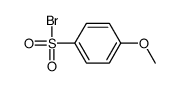 4-methoxybenzenesulfonyl bromide Structure