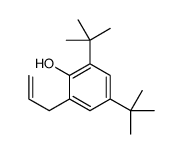2,4-ditert-butyl-6-prop-2-enylphenol结构式