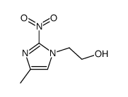 4-Methyl-2-nitro-1H-imidazole-1-ethanol结构式