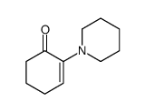 2-piperidin-1-ylcyclohex-2-en-1-one结构式