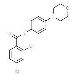 2,4-DICHLORO-N-(4-MORPHOLINOPHENYL)BENZENECARBOXAMIDE结构式