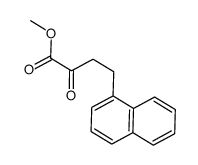 methyl 4-(1-naphthyl)-2-oxobutyrate Structure