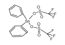 diphenylstannanediyl bis(trifluoromethanesulfonate) Structure