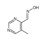 4-Pyrimidinecarboxaldehyde, 5-methyl-, oxime (8CI) structure