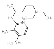 2,3,4-Pyridinetriamine,N2-[4-(diethylamino)-1-methylbutyl]-, hydrochloride (1:3)结构式
