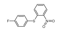 4-fluorophenyl 2-nitrophenyl sulfide结构式