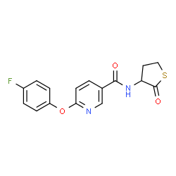 6-(4-Fluorophenoxy)-N-(2-oxotetrahydro-3-thiophenyl)nicotinamide picture